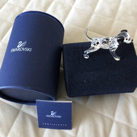 NWT Swarovski Dalmatian Puppy Standing - Picture 1 of 4